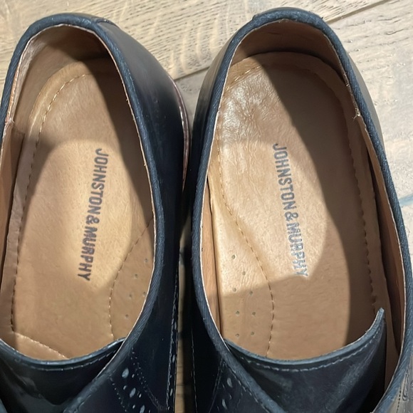 Johnston Murphy Conrad Leather Plain Toe Oxford Dress Shoe Size 13 Black - Picture 8 of 10